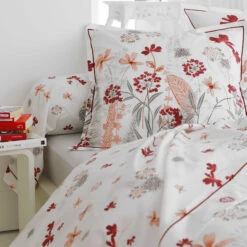 Parure De Lit Percale Petite Folie Rouge - Tradilinge 7 Parure De Lit Percale Petite Folie Rouge - Tradilinge -Magasin De Literie parure petite folie rouge 3