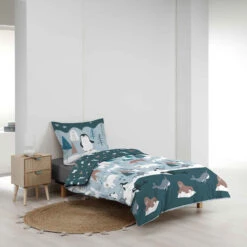 Parure De Lit Enfant Princesse Banquise 140x200 Cm 9 Parure De Lit Enfant Princesse Banquise 140x200 Cm -Magasin De Literie parure princesse banquise ambiance