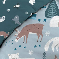 Parure De Lit Enfant Princesse Banquise 140x200 Cm 10 Parure De Lit Enfant Princesse Banquise 140x200 Cm -Magasin De Literie parure princesse banquise zoom