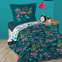 Parure De Lit Stessy Bleu 7 Parure De Lit Stessy Bleu -Magasin De Literie parure stessy bleu 1p