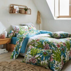 Parure De Lit Sumatra Paon - Tradilinge