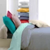 Housse De Couette Percale Baltique - Tradilinge 1 Housse De Couette Percale Baltique - Tradilinge -Magasin De Literie percale 0001 balitique