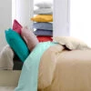 Housse De Couette Percale Beige - Tradilinge 2 Housse De Couette Percale Beige - Tradilinge -Magasin De Literie percale 0002 beige