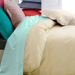Housse De Couette Percale Coquille - Tradilinge 5 Housse De Couette Percale Coquille - Tradilinge -Magasin De Literie percale coquille zoom