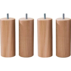 Ensemble Matelas Sommier, Ressorts Ensachés + 6cm Mousse Mémoire RV6 11 Ensemble Matelas Sommier, Ressorts Ensachés + 6cm Mousse Mémoire RV6 -Magasin De Literie pieds bois massif 15 cm 5