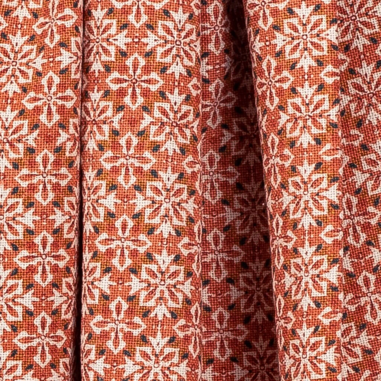 Plaid Coton à Franges Terracotta 130x150 Cm 4 Plaid Coton à Franges Terracotta 130x150 Cm – Image 2