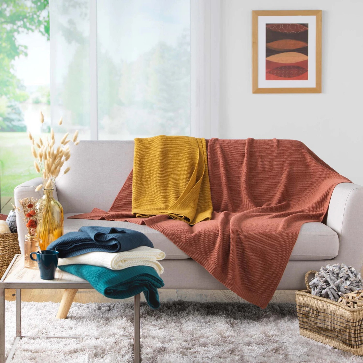 Plaid Tricotine 125x150 Cm 18 Plaid Tricotine 125x150 Cm – Image 16