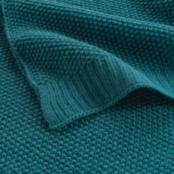 Plaid Tricotine 125x150 Cm 32 Plaid Tricotine 125x150 Cm -Magasin De Literie plaid tricotine emeraude