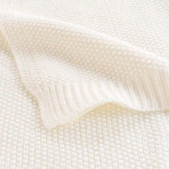 Plaid Tricotine 125x150 Cm 23 Plaid Tricotine 125x150 Cm -Magasin De Literie plaid tricotine naturel