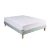 Protège Matelas Molleton 100% Coton Bio - Bonnet 27 Cm 2 Protège Matelas Molleton 100% Coton Bio - Bonnet 27 Cm -Magasin De Literie protege matelas molleton bio bonnet 27 fond blanc 1