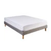 Protège Matelas Molleton 100% Coton - Bonnet 27 Cm 1 Protège Matelas Molleton 100% Coton - Bonnet 27 Cm -Magasin De Literie protege matelas molleton bonnet 27 fond blanc 1