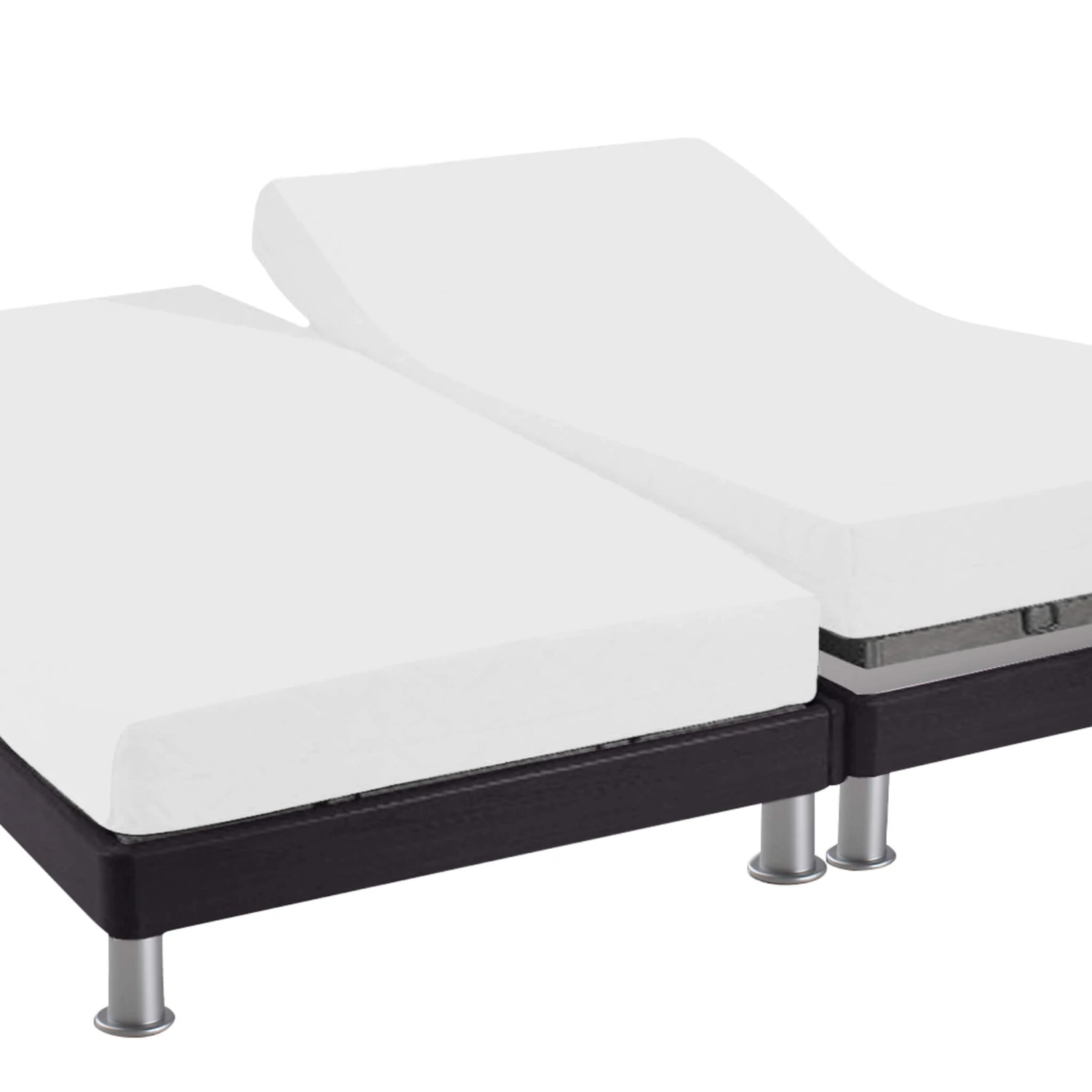 Protège Matelas Anti-acariens Microstop Molleton 100% Coton - Bonnet 27 Cm TPR Pour Sommier Articulé 4 Protège Matelas Anti-acariens Microstop Molleton 100% Coton - Bonnet 27 Cm TPR Pour Sommier Articulé – Image 2