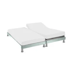 Protège Matelas Molleton 100% Coton Bio - Bonnet 27 Cm TPR Pour Sommier Articulé