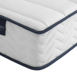 Ensemble Matelas Ressorts, Sommier Et Pieds Rêve 300 - SOMEO 22 Ensemble Matelas Ressorts, Sommier Et Pieds Rêve 300 - SOMEO -Magasin De Literie reve 300 zoom ganse zip fond blanc 8