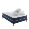 Ensemble Matelas Ressorts, Sommier, Pieds, Couette Et Oreiller Rêve 400 - SOMEO 2 Ensemble Matelas Ressorts, Sommier, Pieds, Couette Et Oreiller Rêve 400 - SOMEO -Magasin De Literie reve 400 mat som cou or 3 4 fond blanc