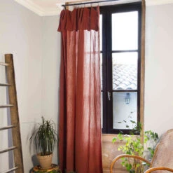 Rideau Gaze De Coton Ajustable 140x300 Cm