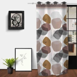 Rideau à œillets Modern 132x250 Cm