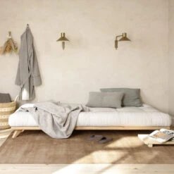 Ensemble Lit Futon Senza Naturel + Matelas écru 180x200 7 Ensemble Lit Futon Senza Naturel + Matelas écru 180x200 -Magasin De Literie senza naturel ambiance