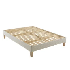 Ensemble Matelas Mousse Recyclée, Sommier, Pieds, Tête De Lit, Couette Et Oreiller Aube 400 - SOMEO 24 Ensemble Matelas Mousse Recyclée, Sommier, Pieds, Tête De Lit, Couette Et Oreiller Aube 400 - SOMEO -Magasin De Literie sommier aube 140x190 3 4 fond blanc 10