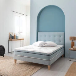 Ensemble Matelas Mémoire De Forme, Sommier, Pieds, Couette Et Oreiller Songe 500 - SOMEO 27 Ensemble Matelas Mémoire De Forme, Sommier, Pieds, Couette Et Oreiller Songe 500 - SOMEO -Magasin De Literie songe 500 ambiance 3