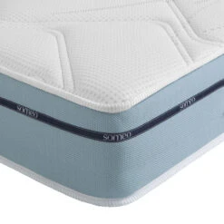 Ensemble Matelas Mémoire De Forme, Sommier, Pieds, Couette Et Oreiller Songe 500 - SOMEO 24 Ensemble Matelas Mémoire De Forme, Sommier, Pieds, Couette Et Oreiller Songe 500 - SOMEO -Magasin De Literie songe 500 zoom ganse zip fond blanc 47