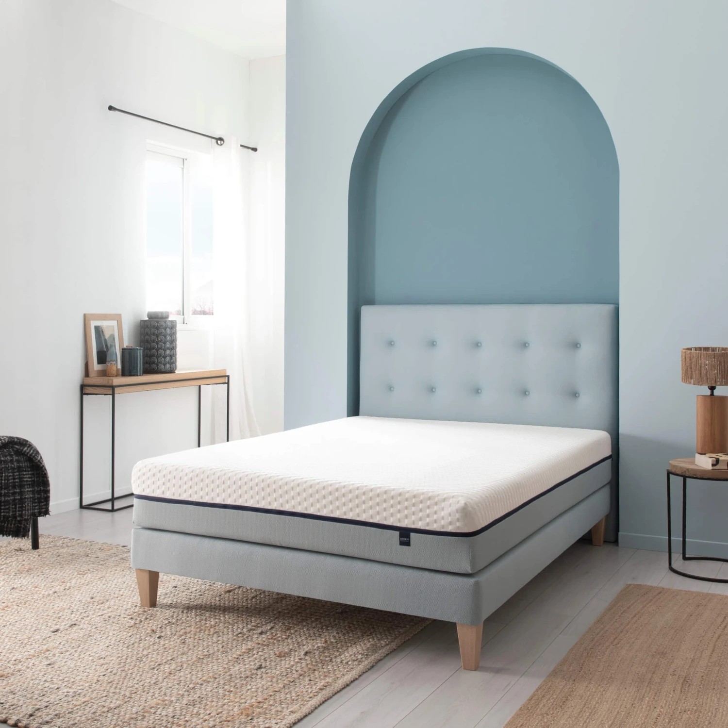 Ensemble Matelas Mémoire De Forme, Sommier, Pieds Et Tête De Lit Songe 600 - SOMEO 12 Ensemble Matelas Mémoire De Forme, Sommier, Pieds Et Tête De Lit Songe 600 - SOMEO – Image 10