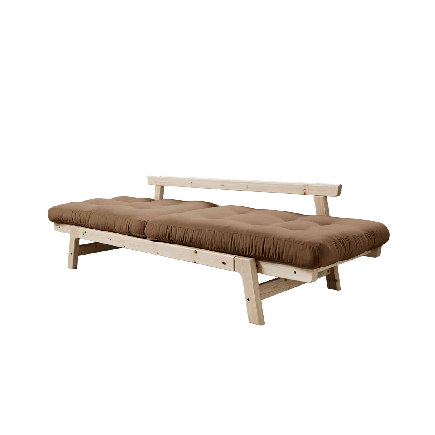 Banquette Ajustable STEP En Pin Massif Naturel Matelas Inclus 2x70x100 6 Banquette Ajustable STEP En Pin Massif Naturel Matelas Inclus 2x70x100 â Image 4