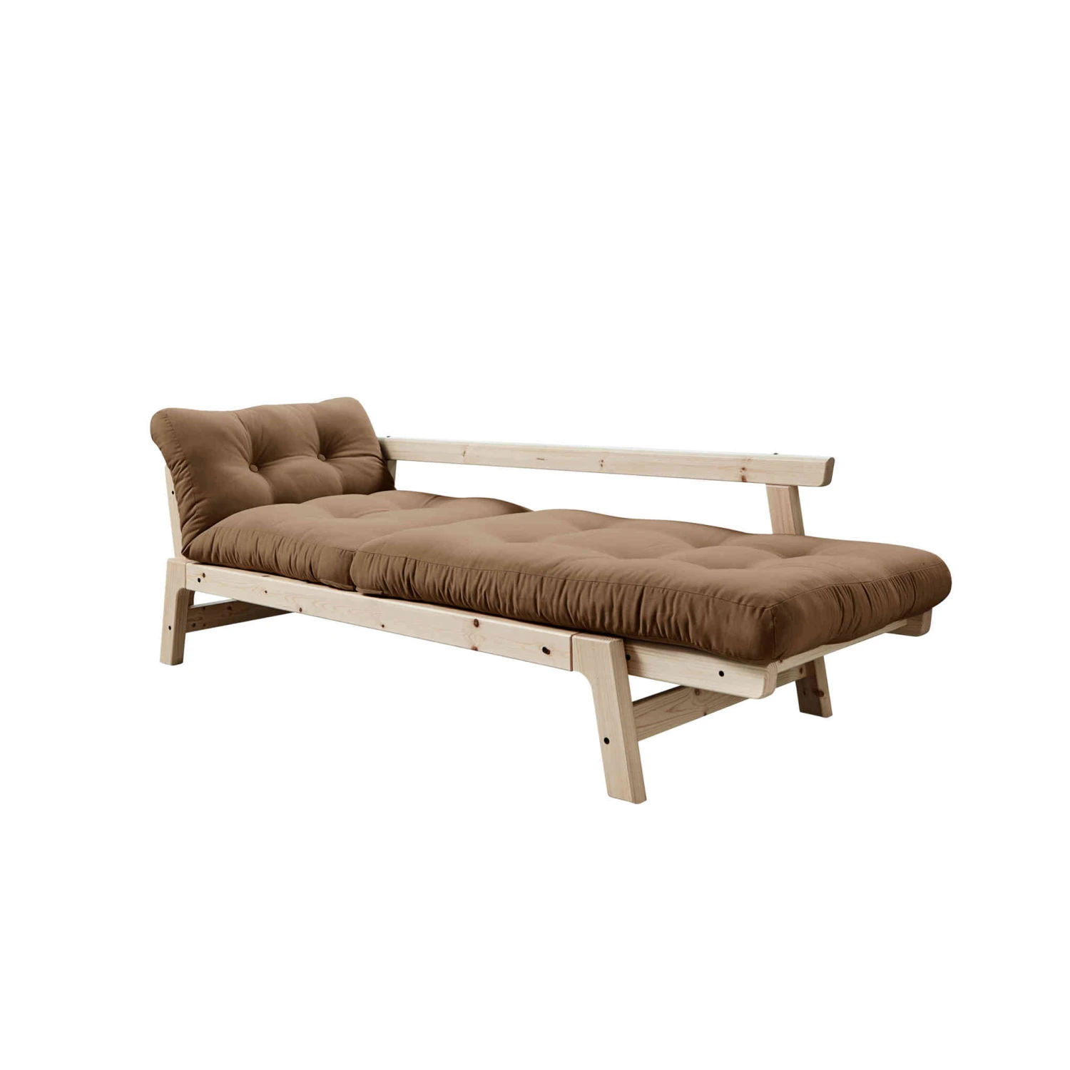 Banquette Ajustable STEP En Pin Massif Naturel Matelas Inclus 2x70x100 5 Banquette Ajustable STEP En Pin Massif Naturel Matelas Inclus 2x70x100 â Image 3