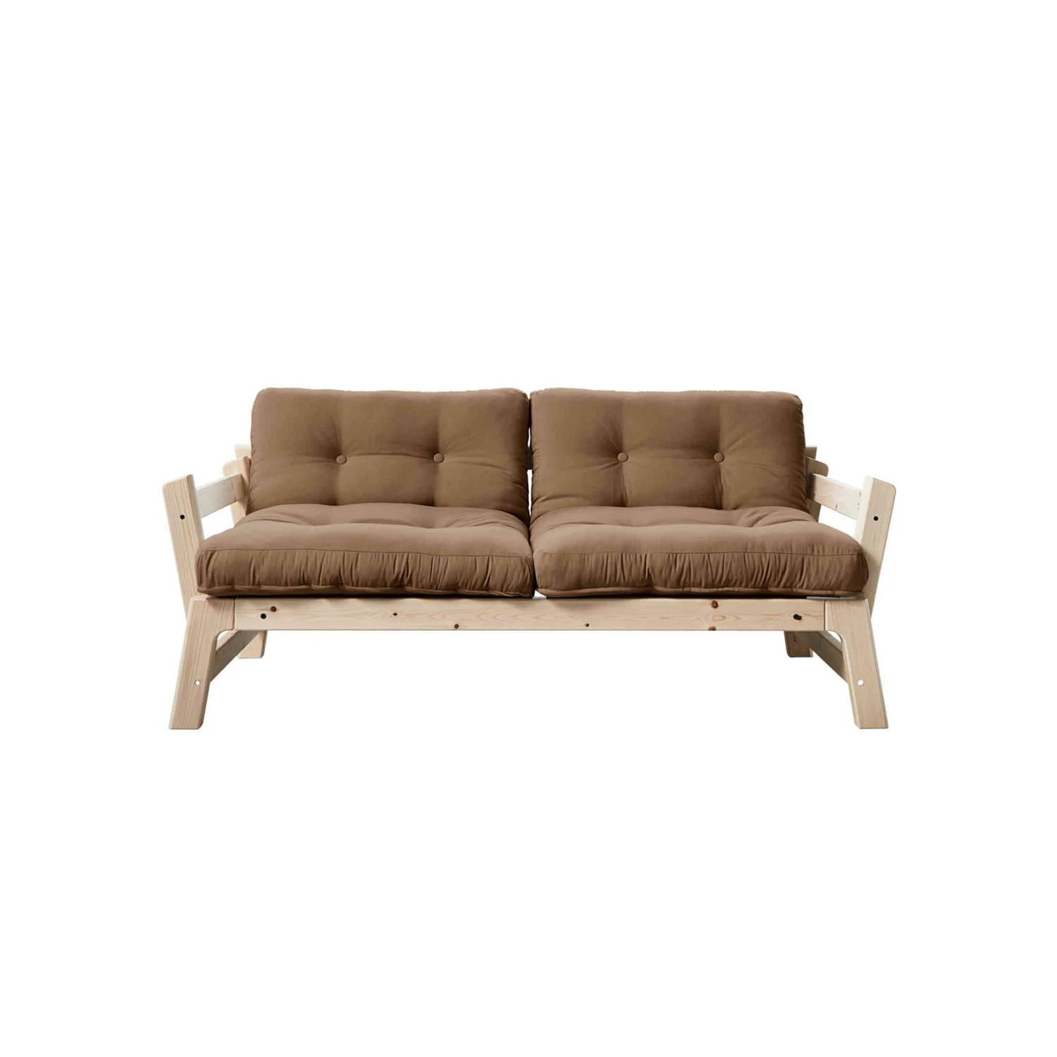 Banquette Ajustable STEP En Pin Massif Naturel Matelas Inclus 2x70x100 4 Banquette Ajustable STEP En Pin Massif Naturel Matelas Inclus 2x70x100 â Image 2