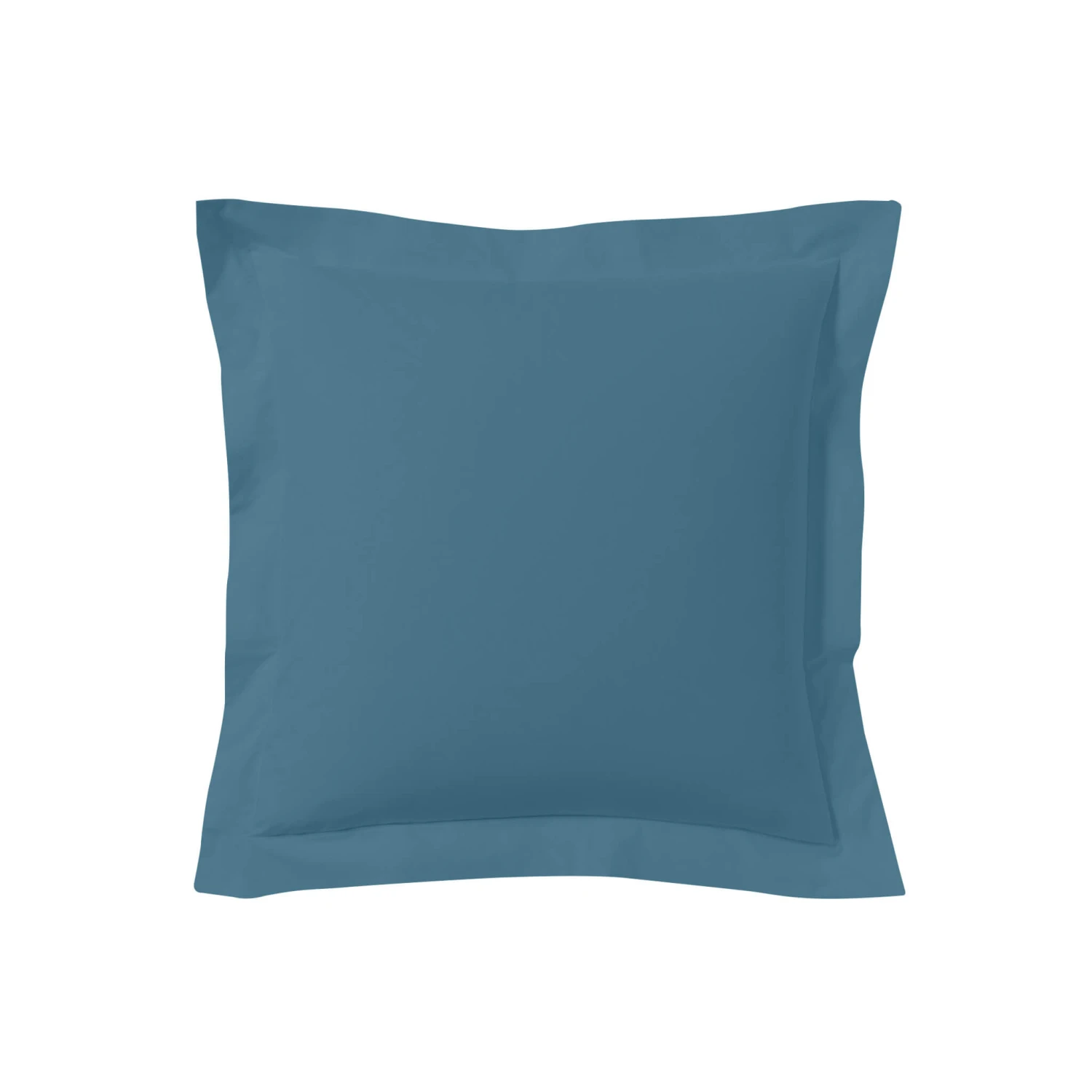 Lot De 2 Taies D'oreillers Bleu Minéral 100% Coton Biologique 4 Lot De 2 Taies D'oreillers Bleu Minéral 100% Coton Biologique – Image 2