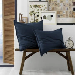 Lot De 2 Taies D'oreiller Flanelle Marine 9 Lot De 2 Taies D'oreiller Flanelle Marine -Magasin De Literie to ambiance marine 1