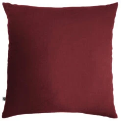 Taie D'oreiller Double Gaze De Coton Bordeaux
