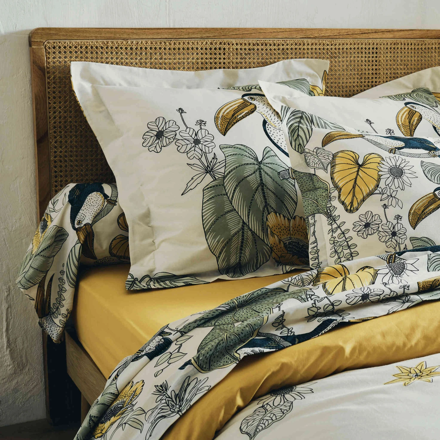 Parure De Lit Toco Vert - Tradilinge 4 Parure De Lit Toco Vert - Tradilinge – Image 2