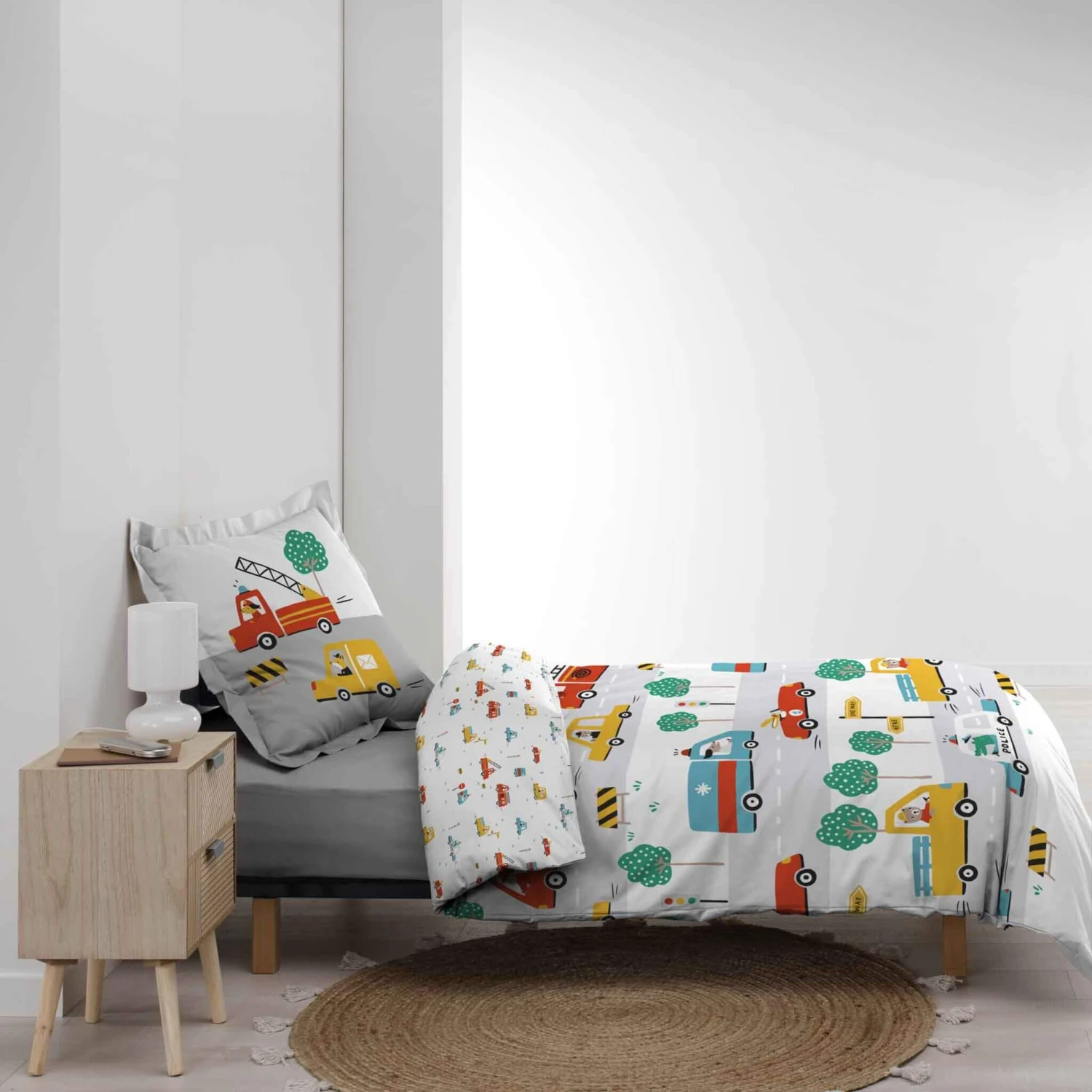 Parure De Lit Enfant Voiture 140x200 6 Parure De Lit Enfant Voiture 140x200 – Image 4