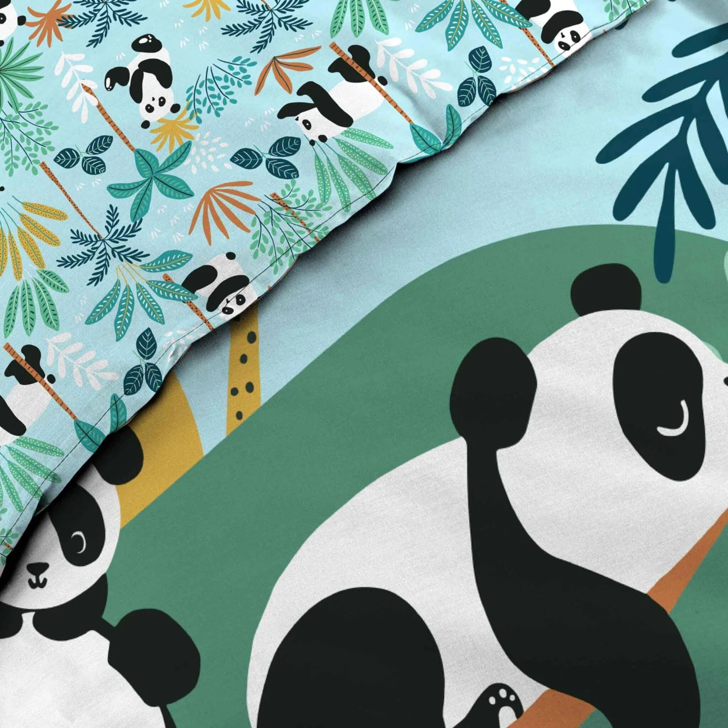 Parure De Lit Enfant Panda Life 140x200 4 Parure De Lit Enfant Panda Life 140x200 – Image 2
